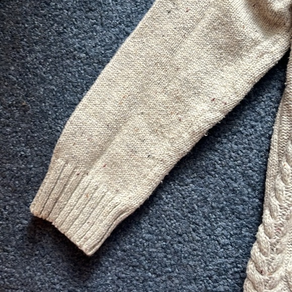 Gymboree Boys Beige Cable Knit Sweater - Picture 4 of 5